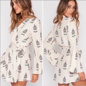 Stone Cold Fox mini wrap dress